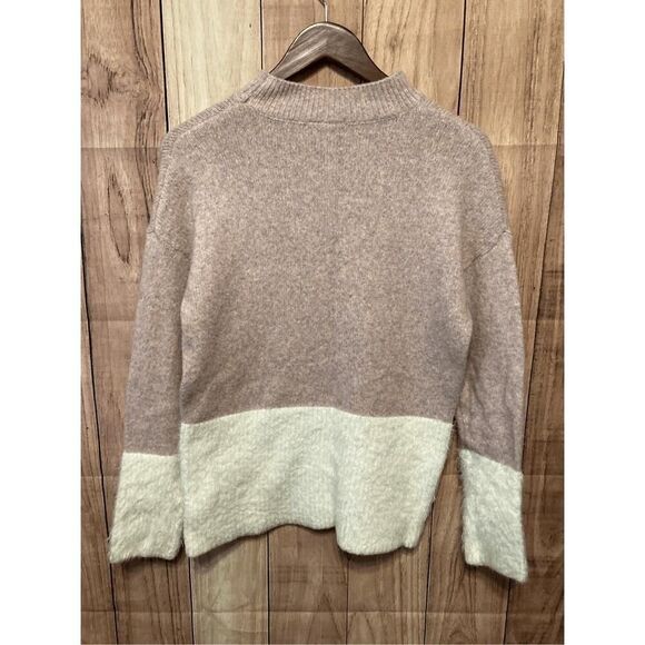 AD Adyson Parker Small sweater white pink 2% wool color block - Picture 7 of 7